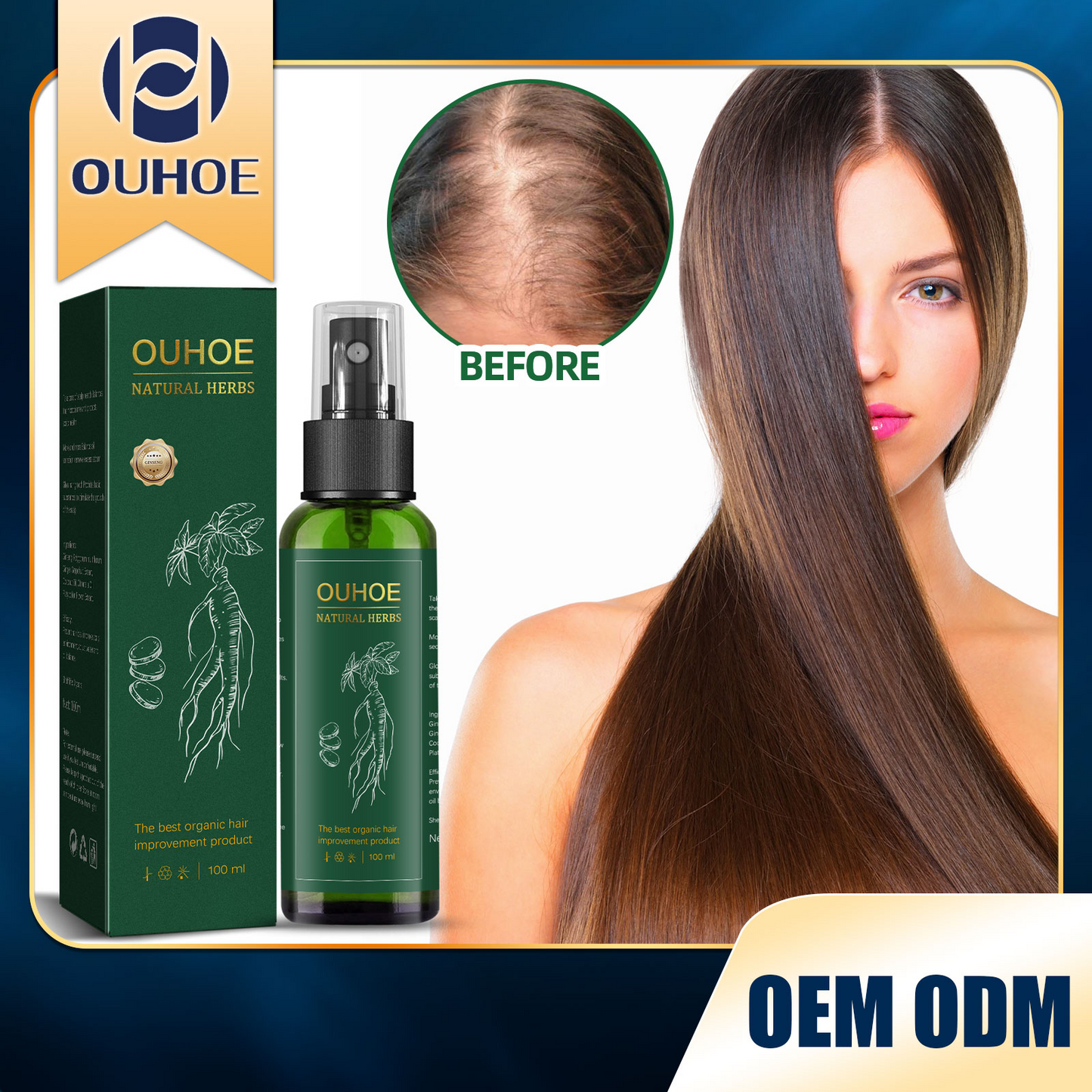 Spray Ginseng vitalidad y fuerza a tu cabello