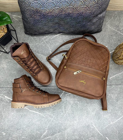 ✨ Combo de Lujo: Botines + Morral con Estilo