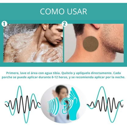 Parche Herbal para Oidos: Alivio Natural para el Tinnitus y bienestar auditivo (Combo 2X1)