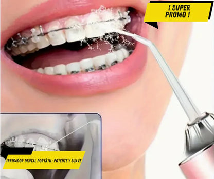 DentiFlow: Irrigador Potente y Recargable (Lleva GRATIS Ebook Cuidado oral) 😁