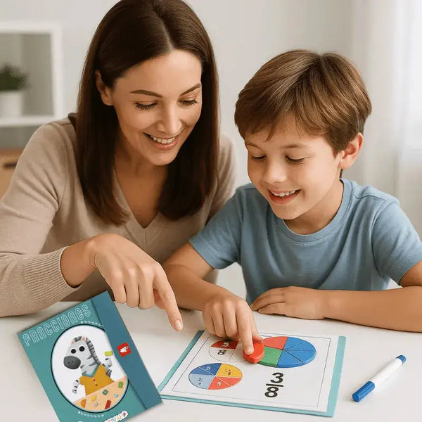 Libro Montessori Fracciones Magnético Criativae