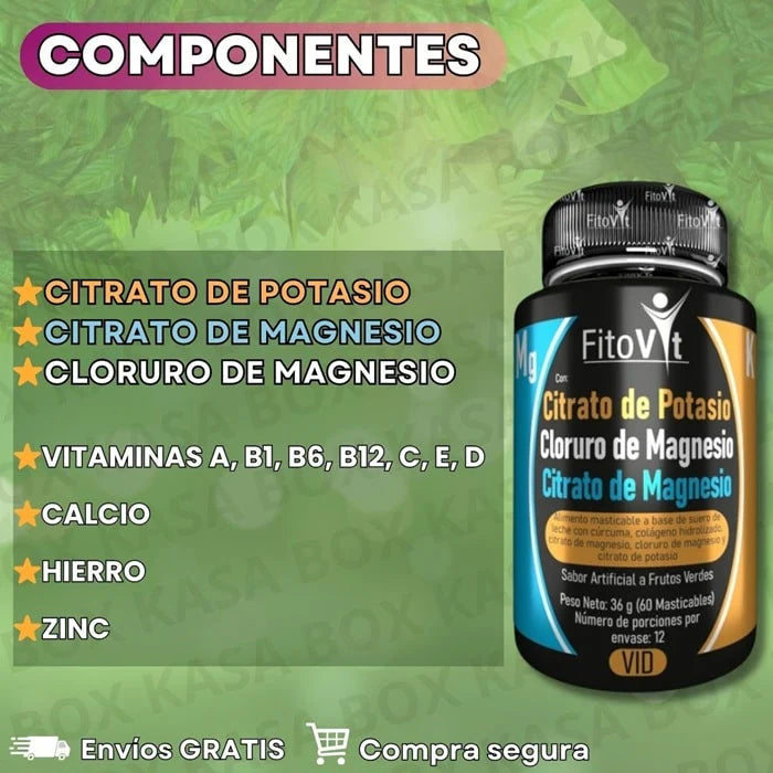 FÓRMULA TRIPLE DE MAGNESIO Y POTASIO: Equilibra tu salud