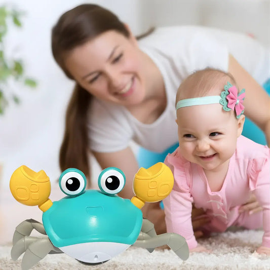 ¡El cangrejo más divertido que hace gatear y reír a tu bebé! 🦀✨