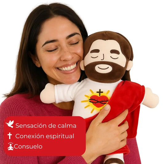 Siente la calma y el amor de Jesús en tus brazos 🤍